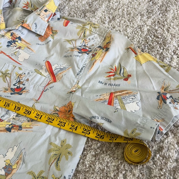 Disney vintage Mens aloha Hawaiian shirt size Large - Picture 4 of 5